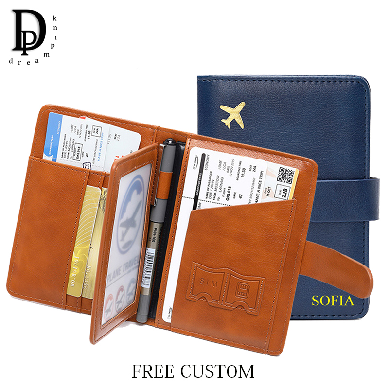 Men'S Accessories Wallet - Portefeuille de passeport de voyage avec