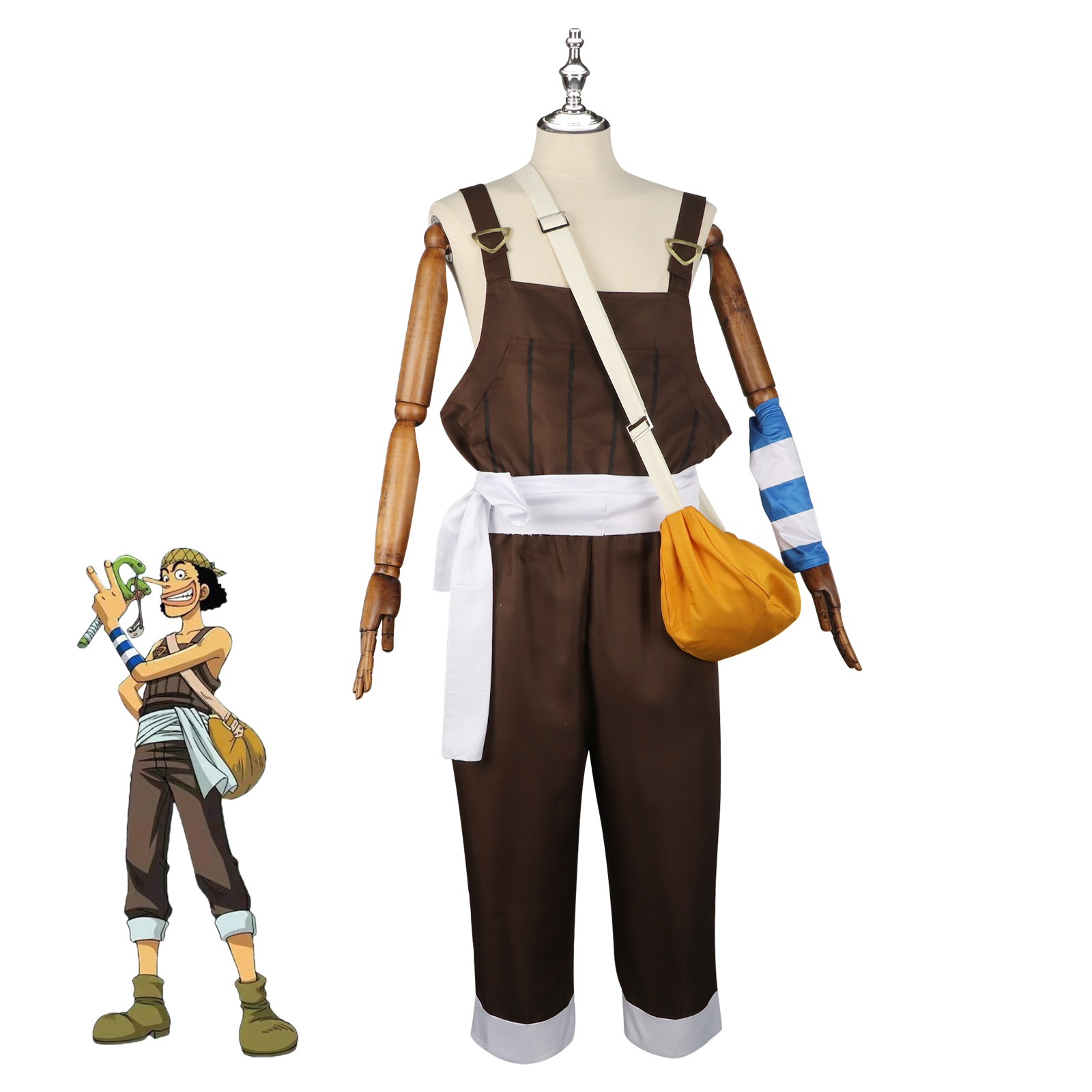 Men'S Accessories Japan - Costume de cosplay Anime UUsopp, combinaison