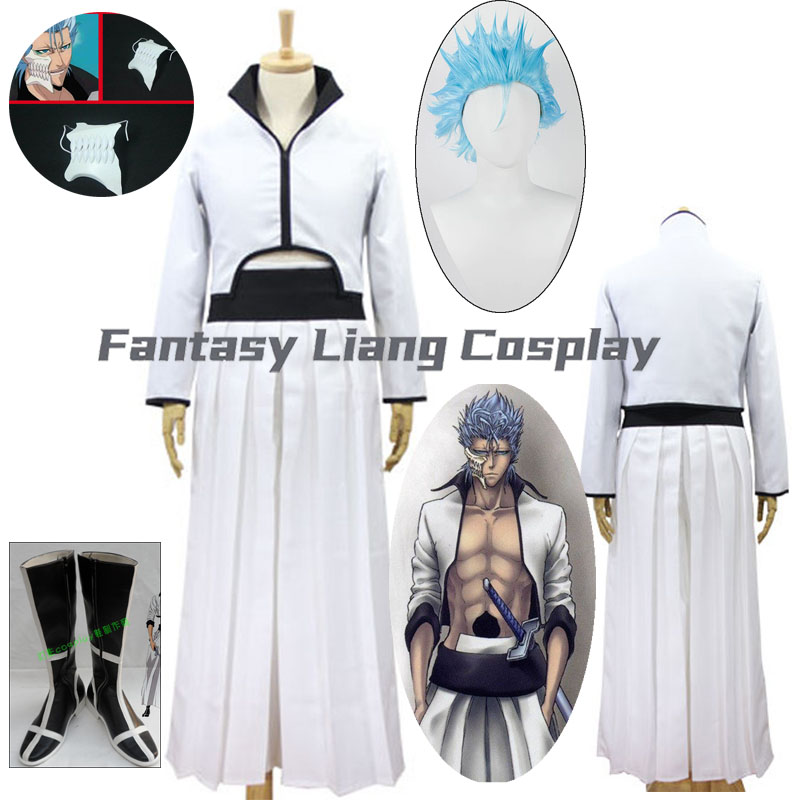 Men'S Accessories Japan - Costume de Cosplay Anime Grimmjow Jeagerjaques,