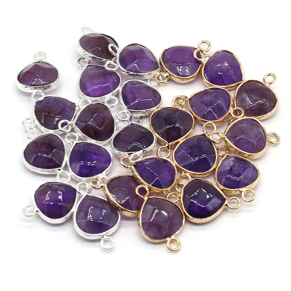 Men Accessories Jewellery - Connecteurs en pierre naturelle, 2 pièces,