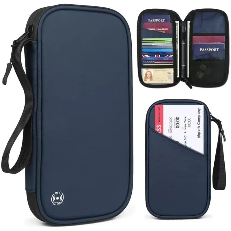 Men'S Accessories Wallet - Couverture de passeport de voyage familiale