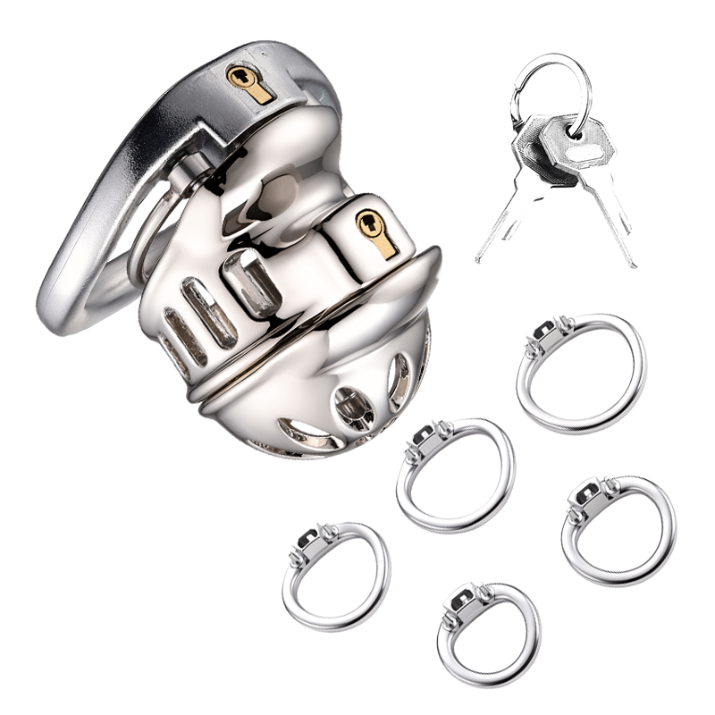 Men Accessories Jewellery - Cage de chasteté masculine avec cadenas