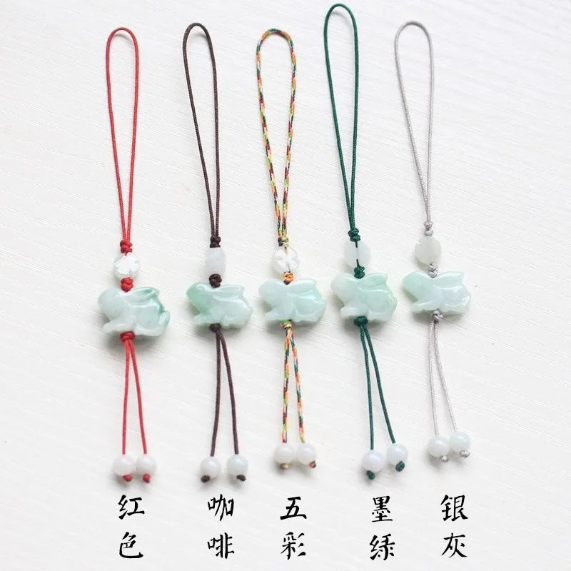 Men'S Accessories Chain - Personnalisation naturel émeraude lapin chinois bricolage