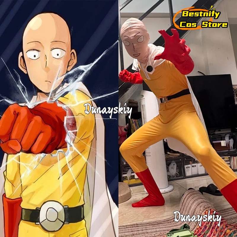 Men'S Accessories Japan - Saitama MAN Cosplay combinaison Costume {Bestnify