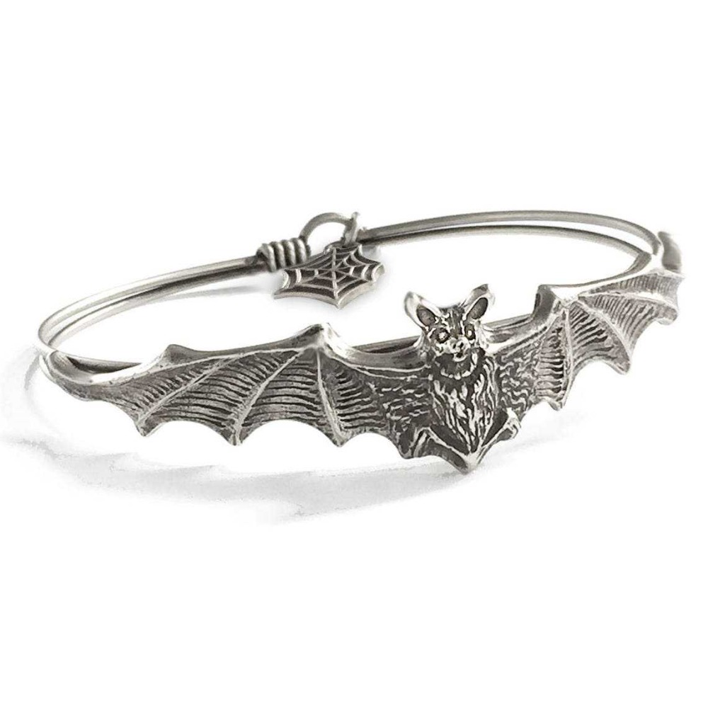 Men'S Vampire Accessories - Bracelets gothiques Punk argentés, couleur Vampire