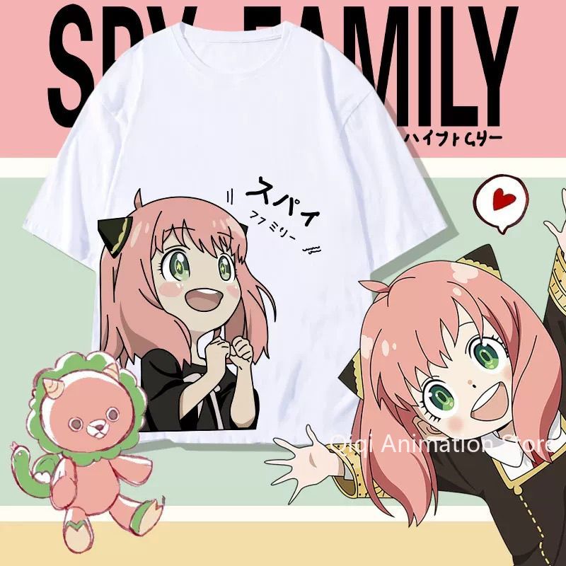 Men Accessories Gift - SPY×FAMILY Anime Anya Forger T-shirt à