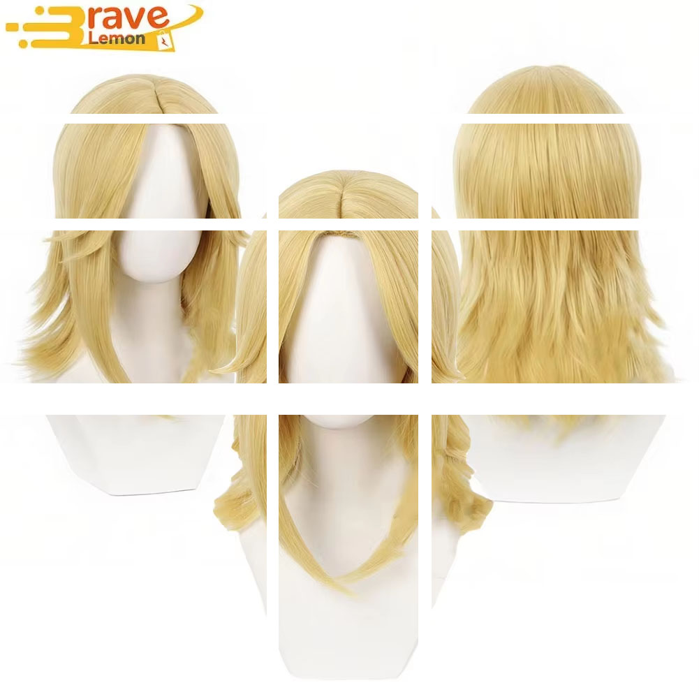 Men'S Accessories Japan - Perruque de Cosplay Johnny Joestar, cheveux