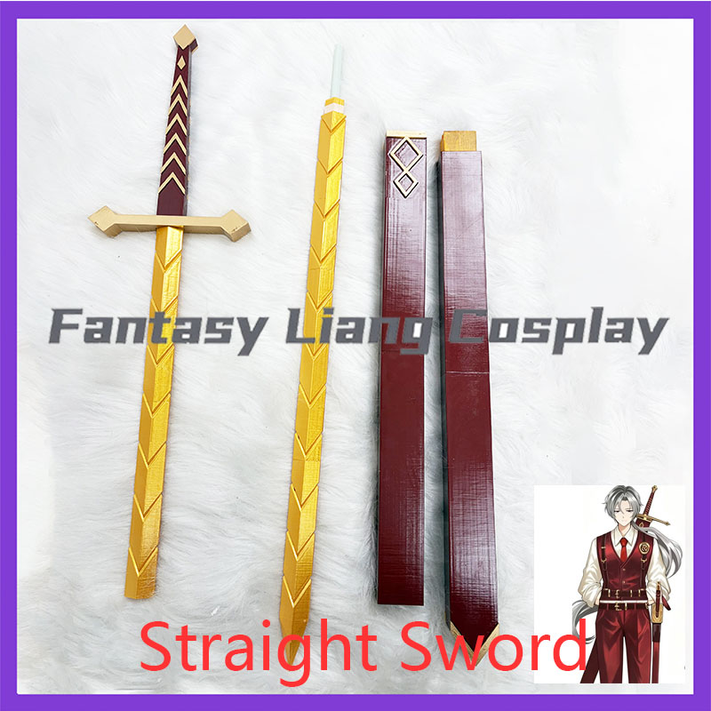 Men'S Accessories Japan - Épée droite avec fourreau pour cosplay