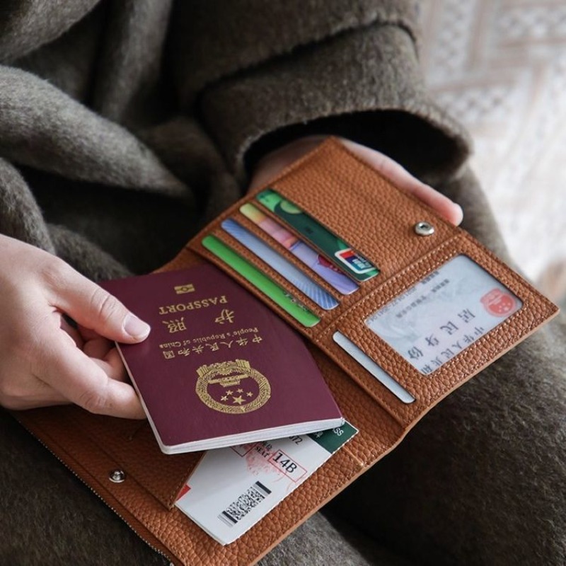 Porte-passeport en cuir couvre - Men'S Accessories Wallet avis et prix