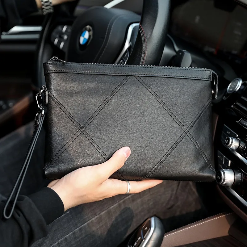 GENOFAN-Sac à main en cuir vér - Men'S Accessories Wallet avis et prix