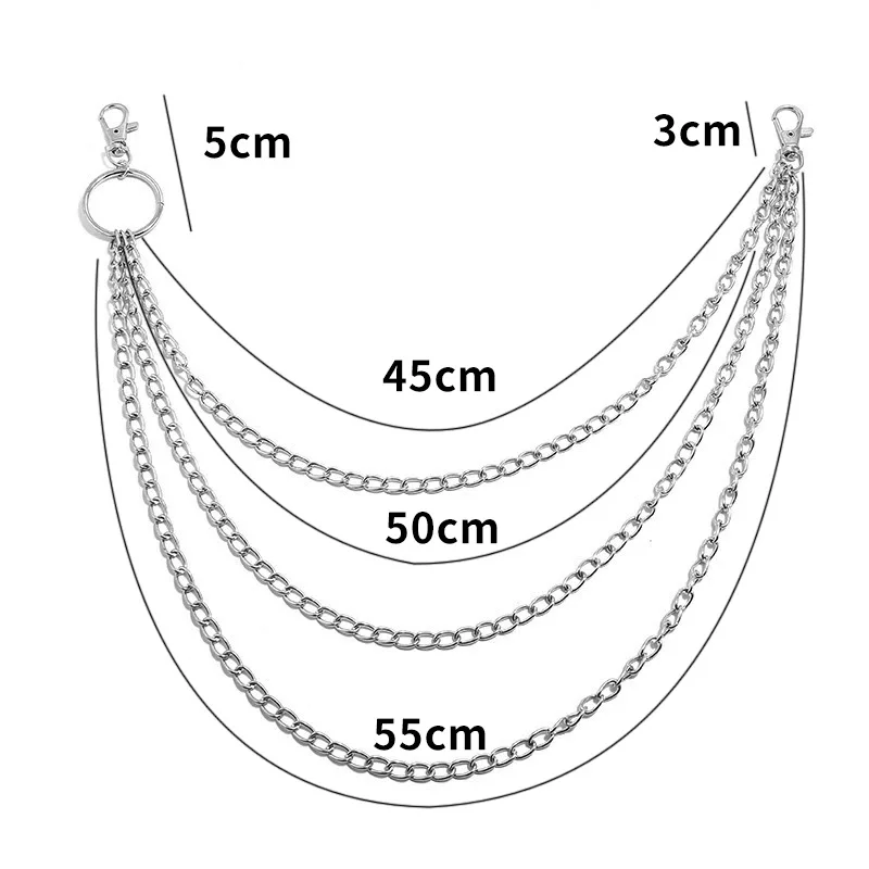 Chaîne de ceinture en métal à  - Men'S Accessories Wallet avis et prix