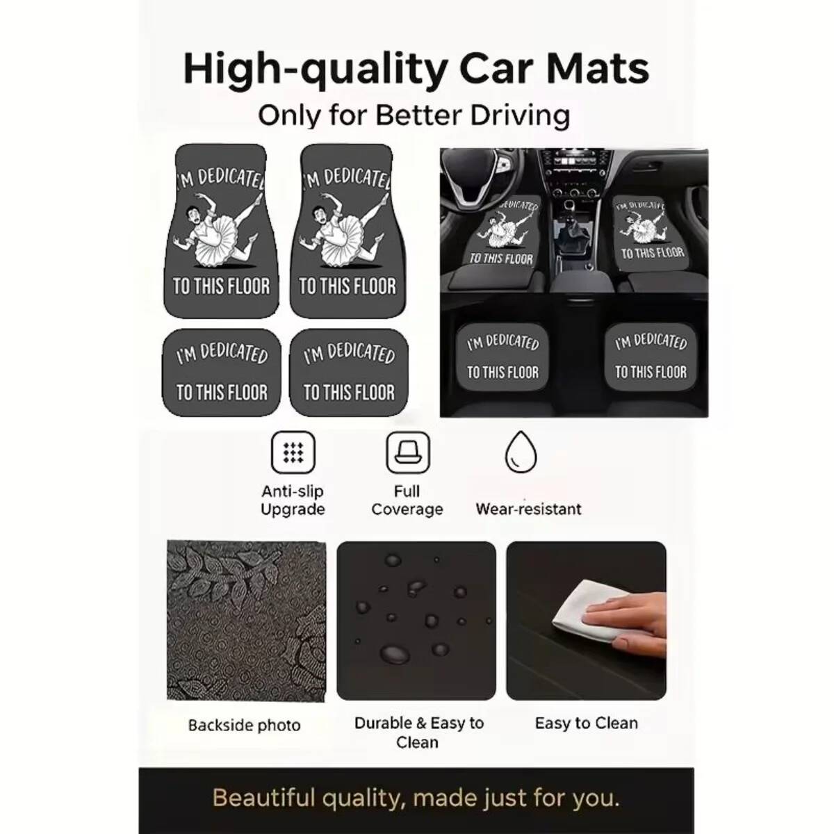4 tapis de sol antidérapants p - Men'S Accessories Vans avis et prix