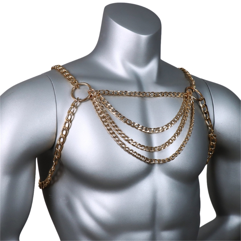 Chaîne poitrine en métal pour  - Men'S Accessories Chain avis et prix