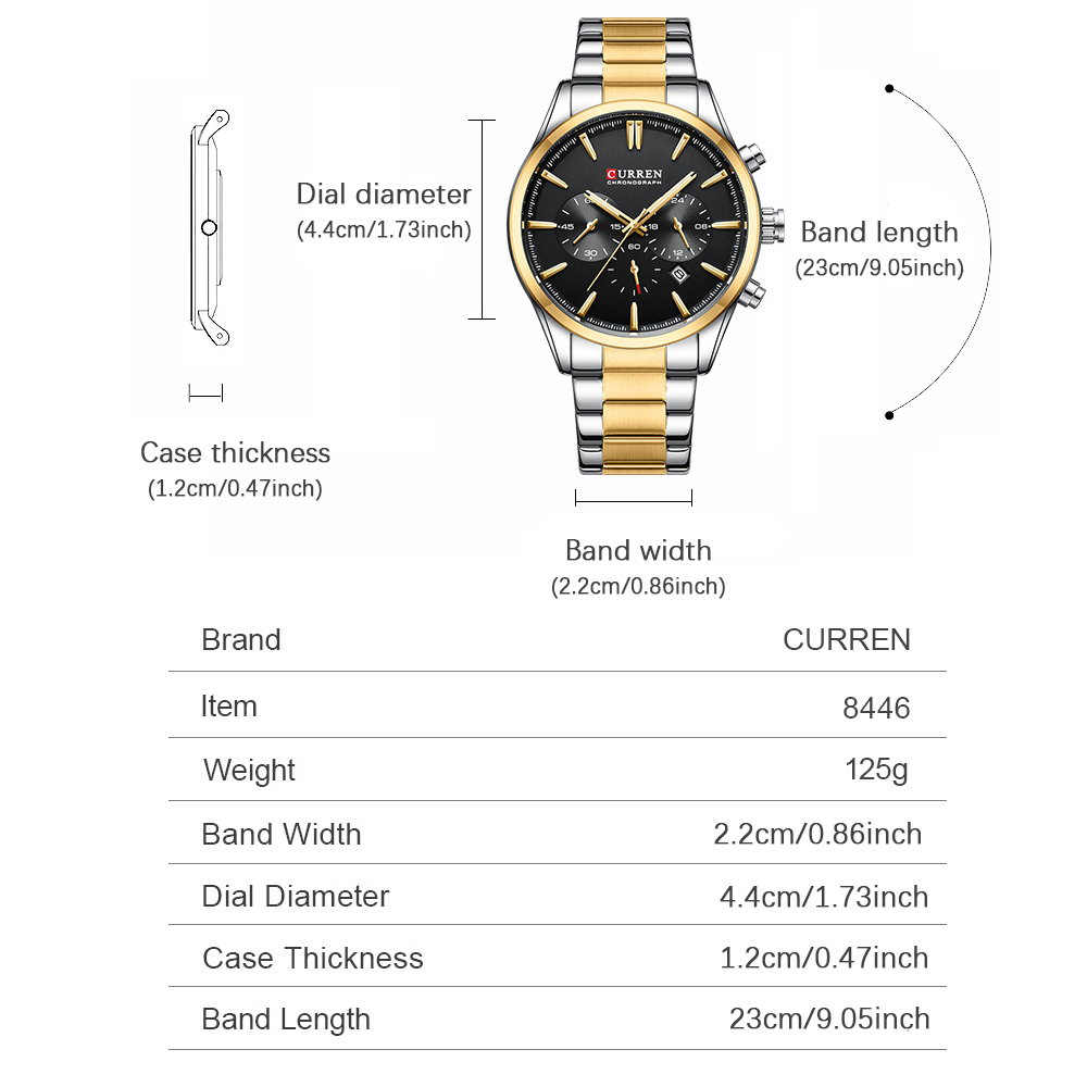 CURREN Casual Quartz Chrono Sp - Men Accessories Jewellery avis et prix