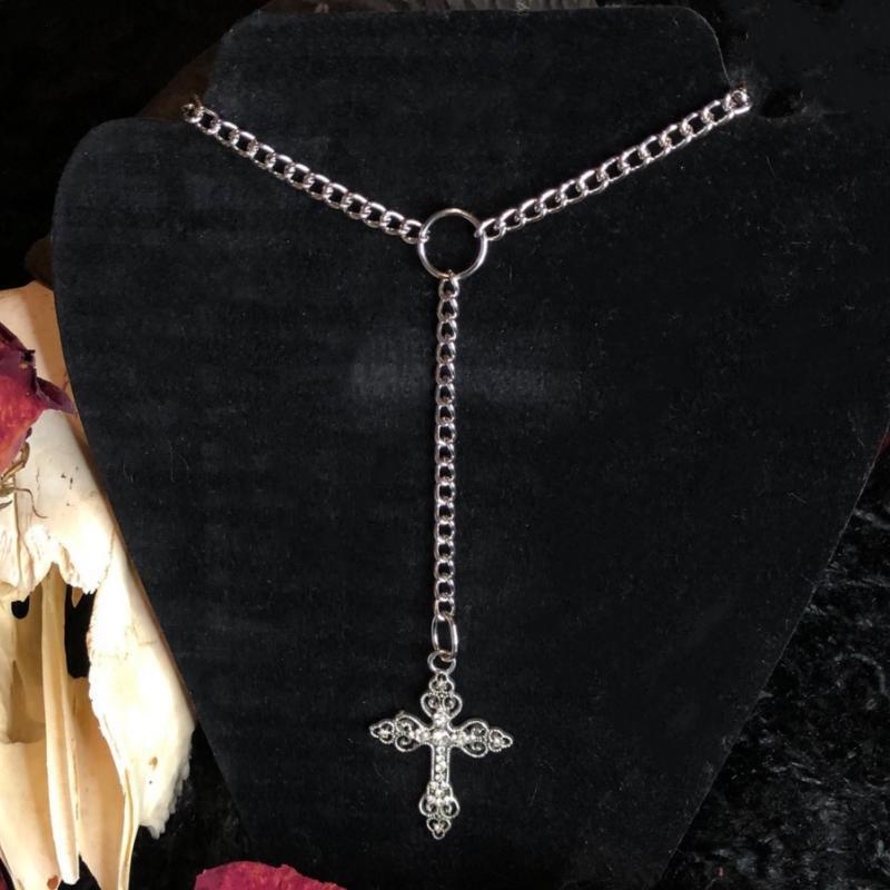 Collier gothique avec crâne de - Men'S Vampire Accessories avis et prix