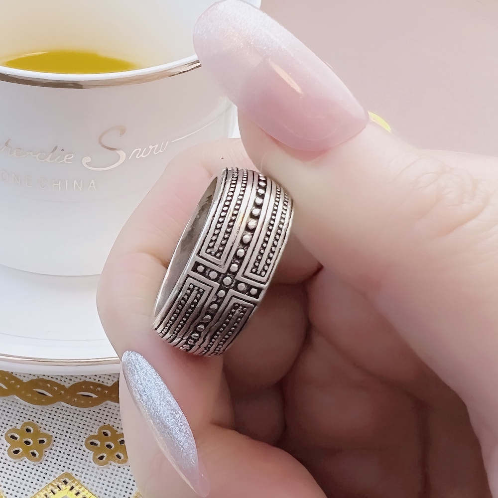 Bague croix en argent regardé  - Men Accessories Brands avis et prix