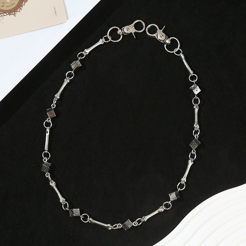 Chaîne de pantalon de dés d'os - Men'S Accessories Chain avis et prix